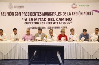 Se reúne Héctor Astudillo con Alcaldes de la Zona Norte, Abordan la Reconstrucción e Inversiones.